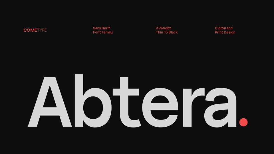 Abtera Font › Fontesk