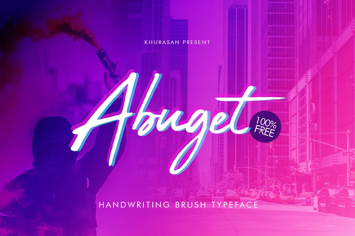 Abuget Brush Font