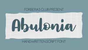 Abulonia Font › Fontesk
