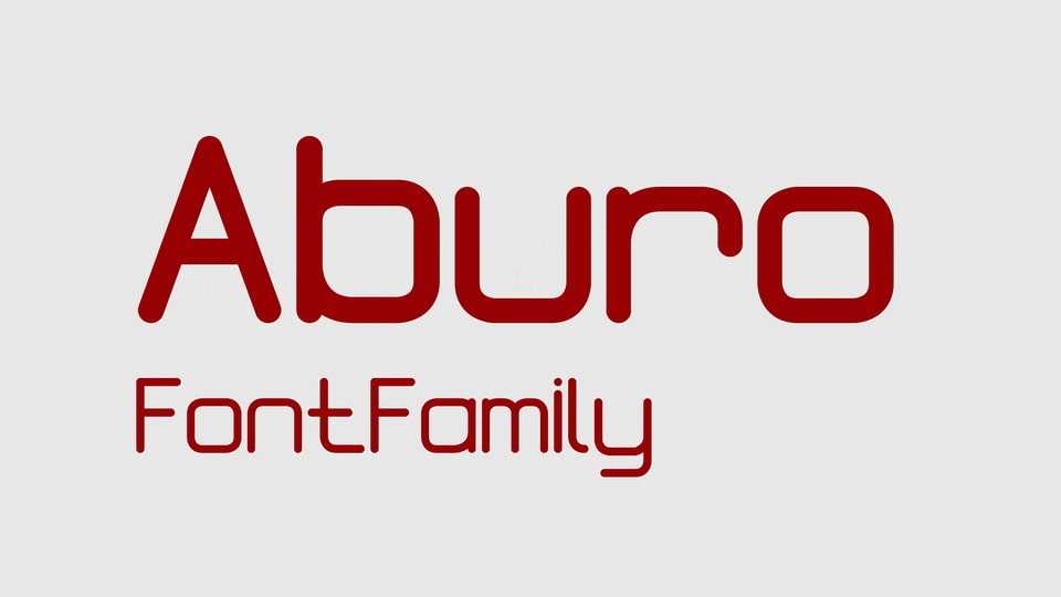 Aburo Font Family › Fontesk