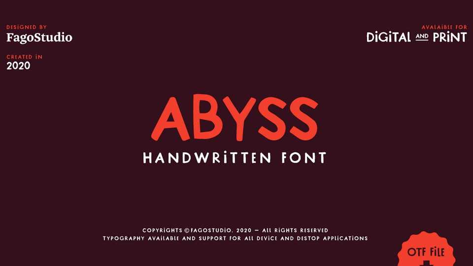 Abuss Font › Fontesk