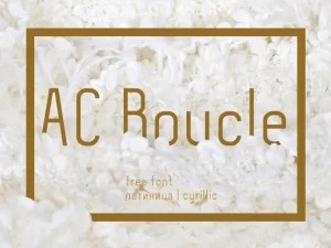 AC Boucle Font