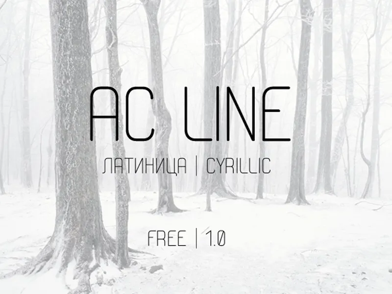 AC line font