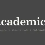 Academico Serif Font