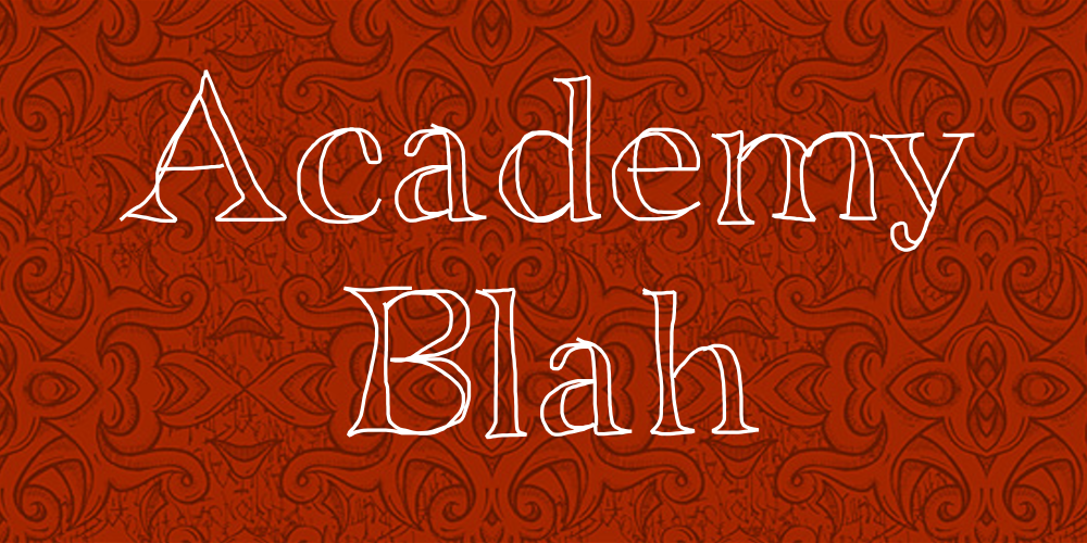 Academy Blah Font
