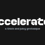Accelerator Font › Fontesk