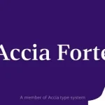 Accia Forte Font