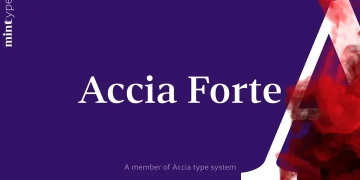 Accia Forte Font