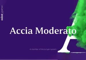 Accia Moderato Font