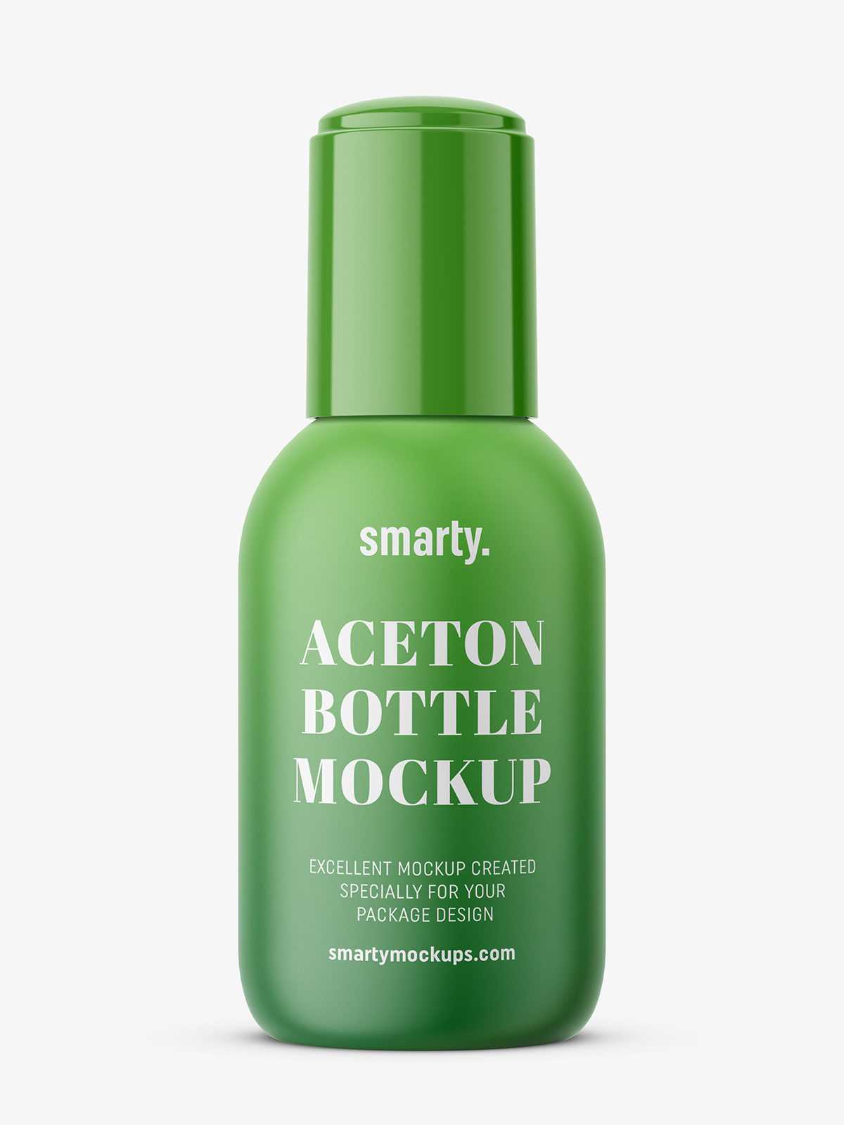Acetone bottle mockup
