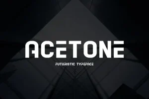 Acetone Display Font