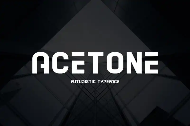 Acetone Display Font
