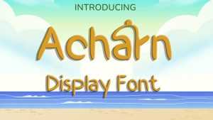 Acharn Font › Fontesk