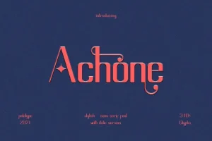 Achone Sans Serif Font