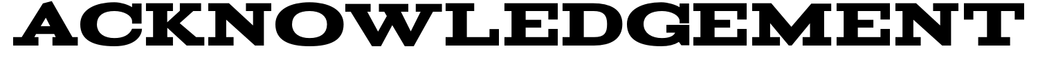 Acknowledgement Font | 1001 Free Fonts