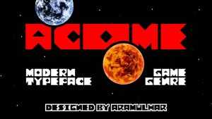 Acome Font › Fontesk