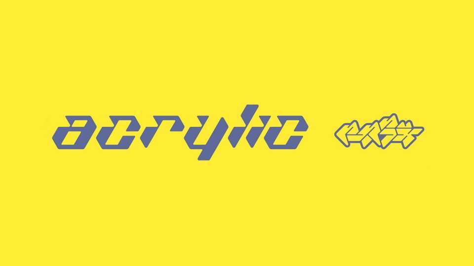 Acrylic Font › Fontesk