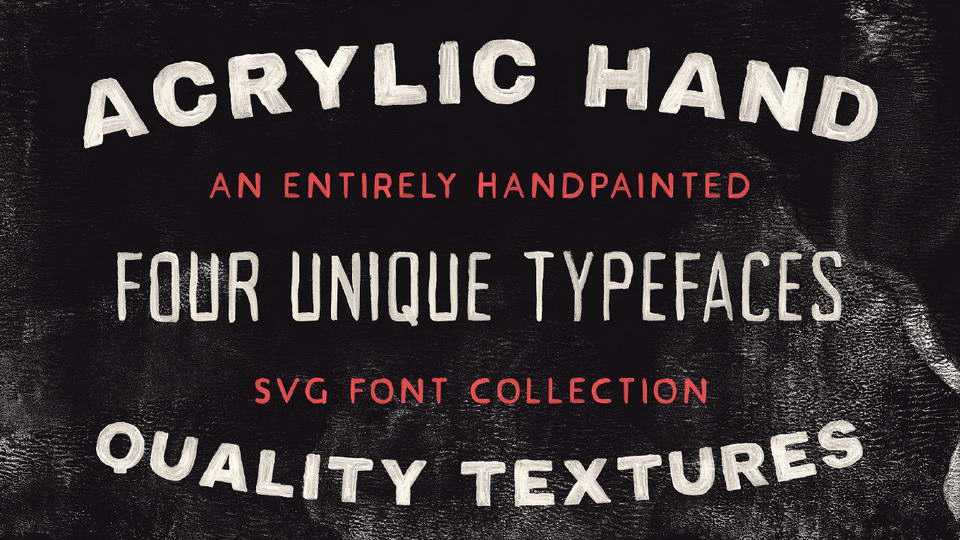 Acrylic Hand SVG Font › Fontesk