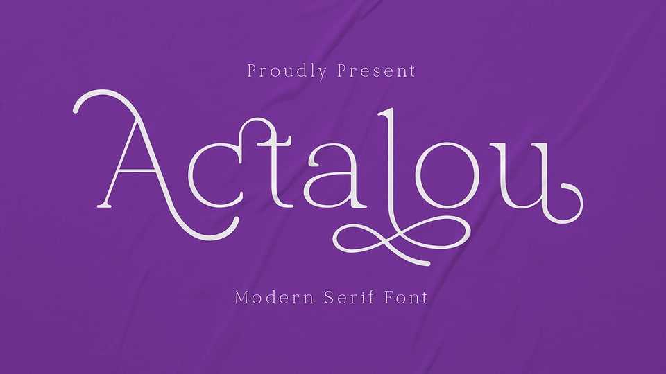 Actalou Font › Fontesk