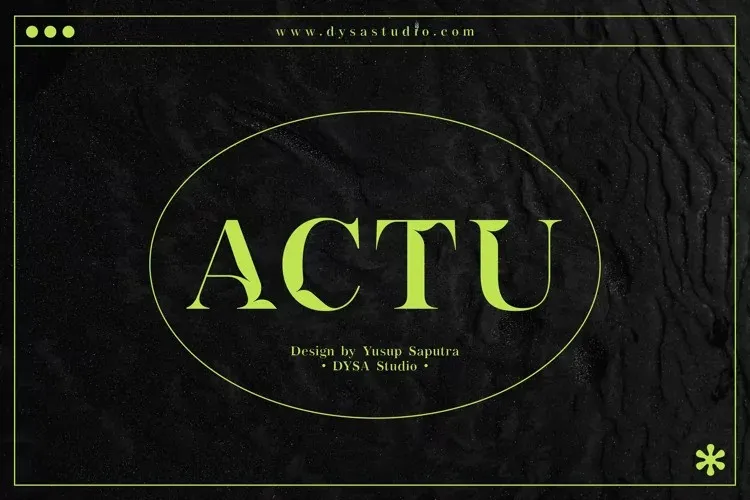 Actu Font