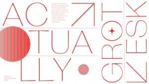 Actually Grotesk Font › Fontesk