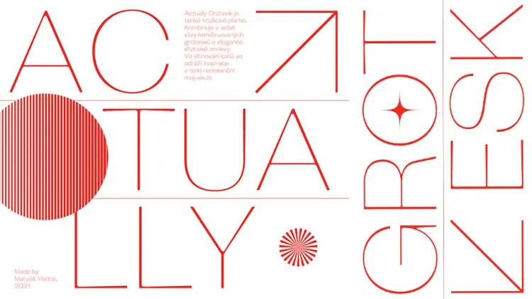 Actually Grotesk Font