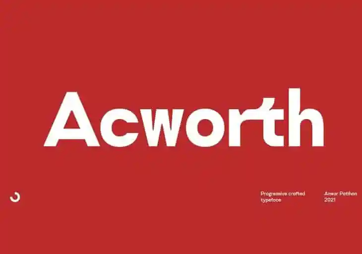 Acworth Sans Serif Font