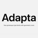 Adapta Sans Serif Font Demo