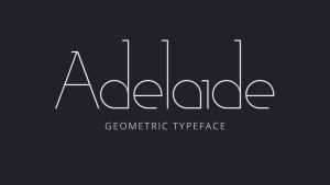 Adelaide Font Family › Fontesk