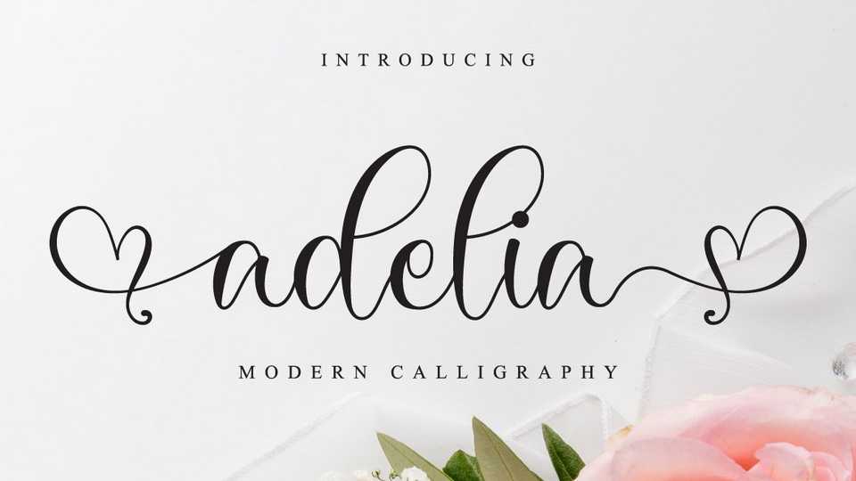 Adelia Script Font › Fontesk