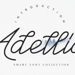 Adellia Handwritten Font