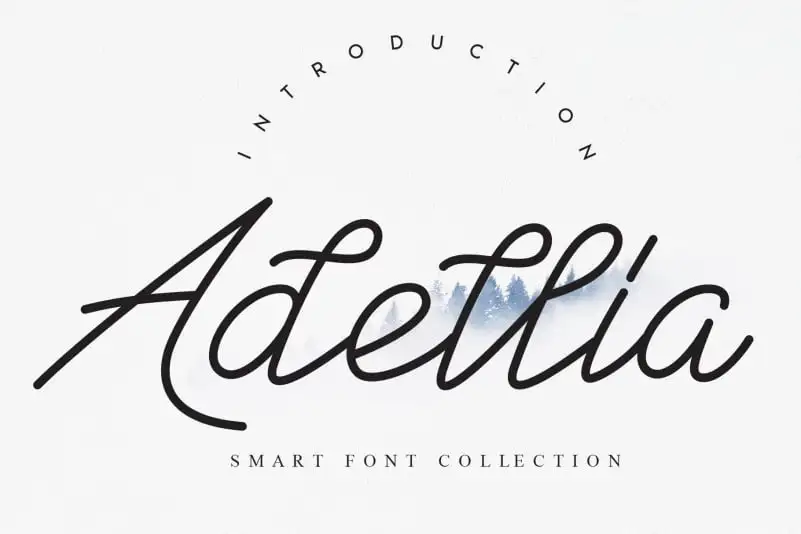 Adellia Handwritten Font