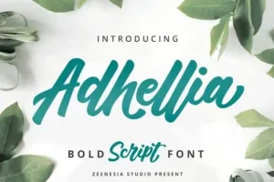 Adhellia Script Font