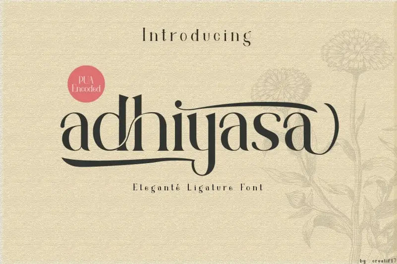 Adhiyasa Serif Font