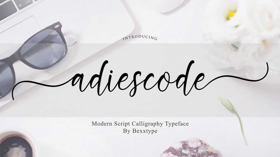 Adiescode Script Font › Fontesk