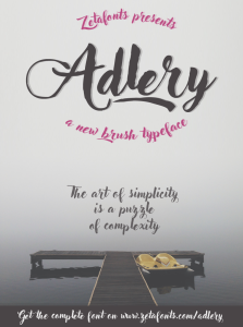 Adlery Brush Font