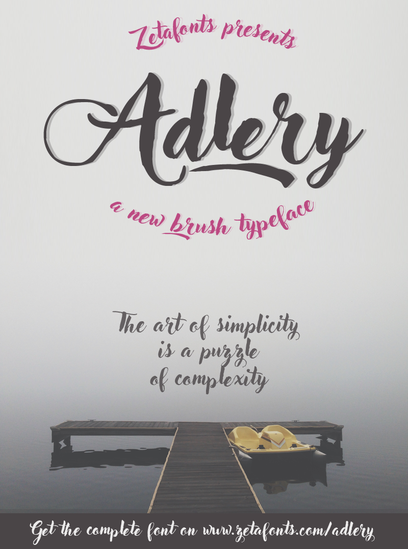 Adlery Brush Font