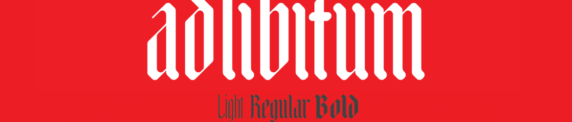 Adlibitum Font Family