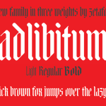 Adlibitum Font Family