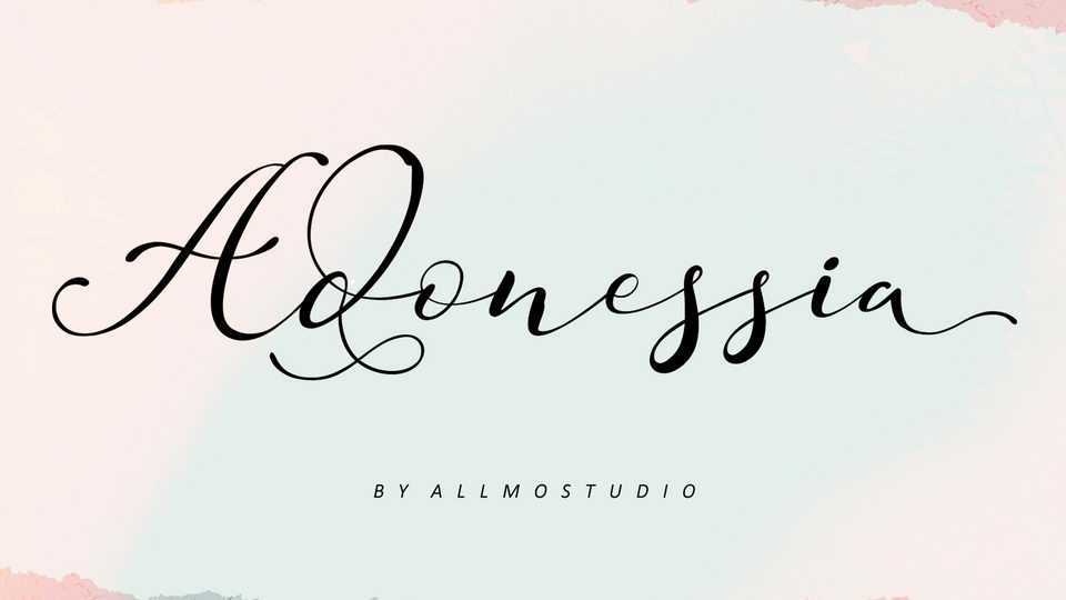 Adonessia Script Font › Fontesk