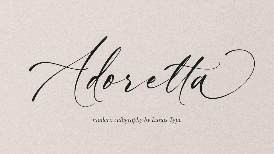 Adoretta Font › Fontesk