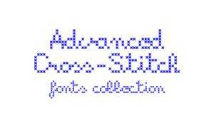 Advanced Cross-Stitch Fonts › Fontesk