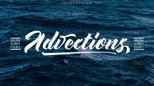 Advectionz Script Font › Fontesk