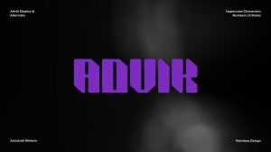 Advik Font Family › Fontesk