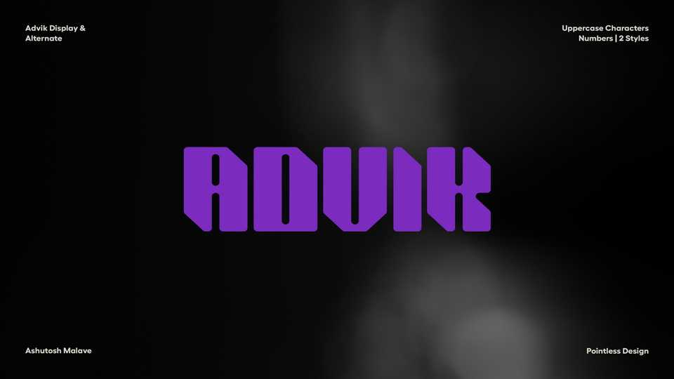 Advik Font Family › Fontesk
