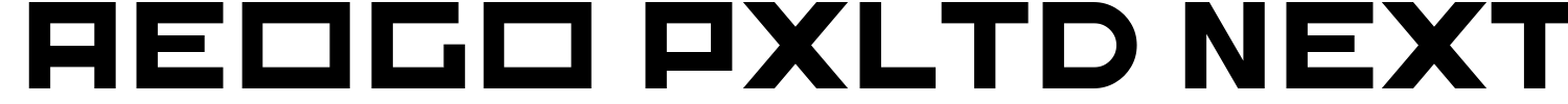 Aeogo Pxltd Next Font