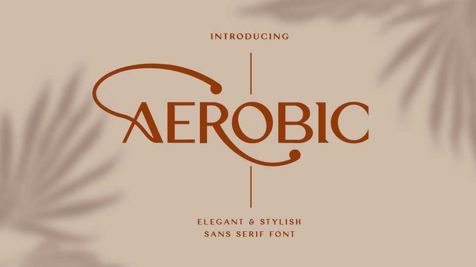 Aerobic Font › Fontesk