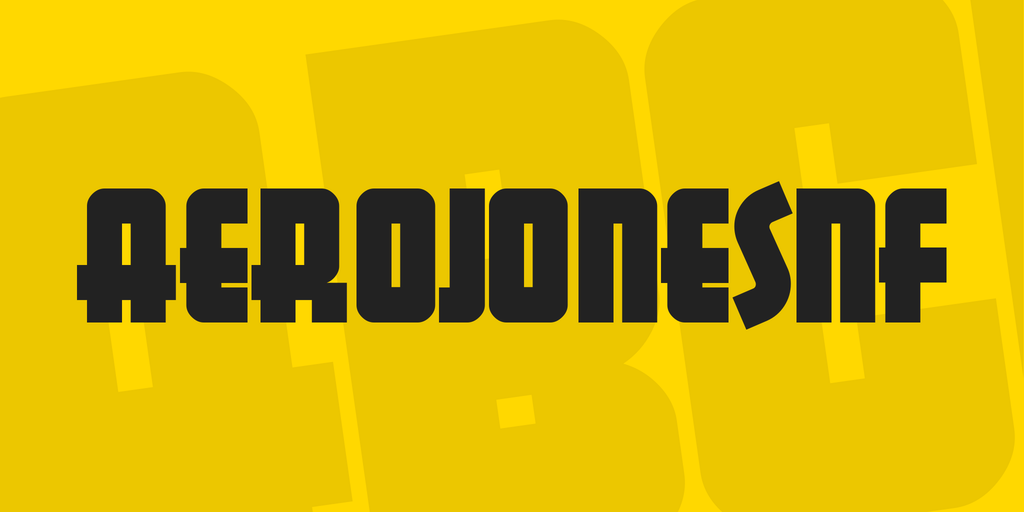 AerojonesNF Font