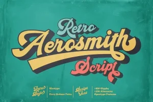 Aerosmith Script Font