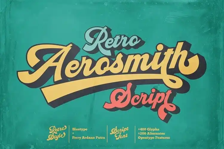 Aerosmith Script Font